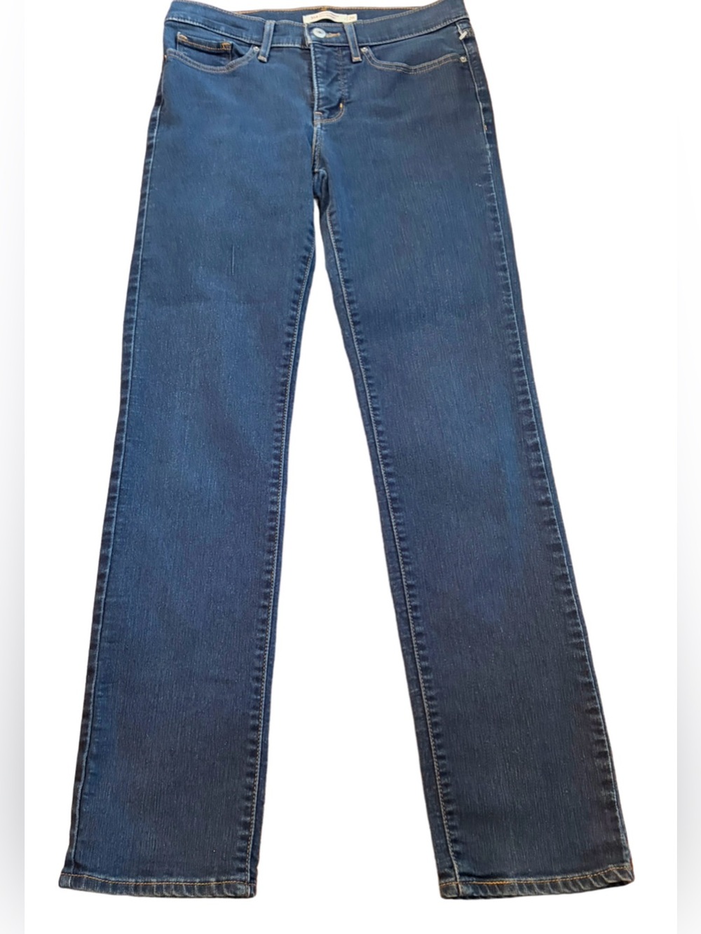 Levi’s 314 Shaping Straight Jeans Dark Wash Stretch Denim W28 L32